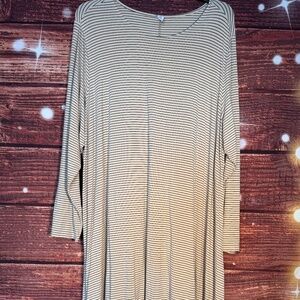 Old Navy Striped Jersey Dress. Women's size 4x Plus.
